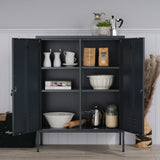 The Fulham - Home Style Storage Locker In Slate Grey