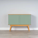 Tromsö Sideboard with Sage Green Sliding Doors