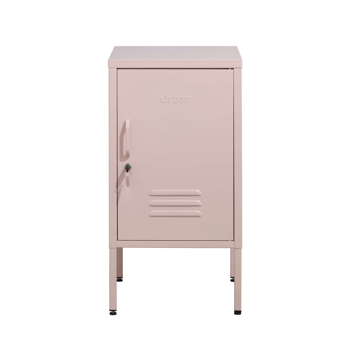 The Camden - Side Table, Storage Locker Light Pink