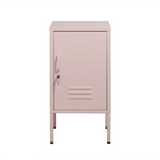 The Camden - Side Table, Storage Locker Light Pink