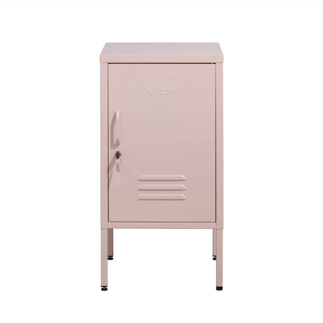 The Camden - Side Table, Storage Locker Light Pink