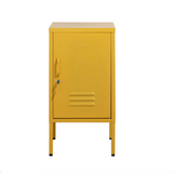 The Camden - Side Table, Storage Locker Mustard