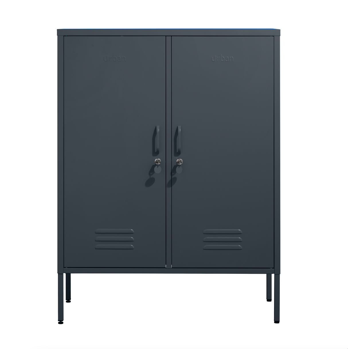 The Fulham - Home Style Storage Locker In Slate Grey