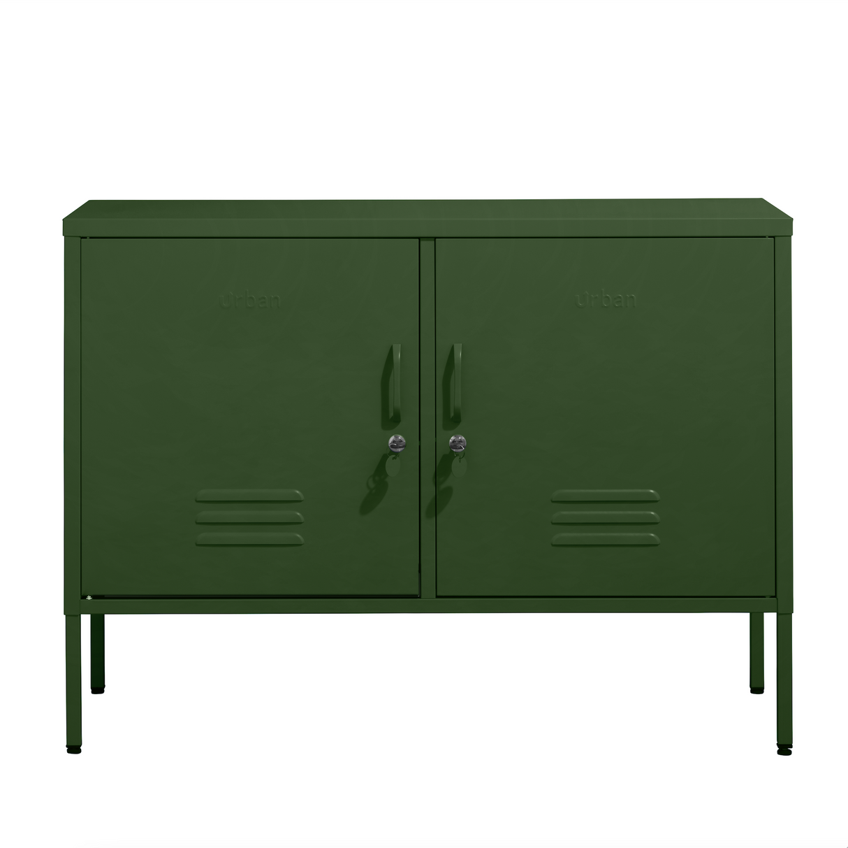 The Oxford - Side Table/TV Stand Storage Locker In Forest