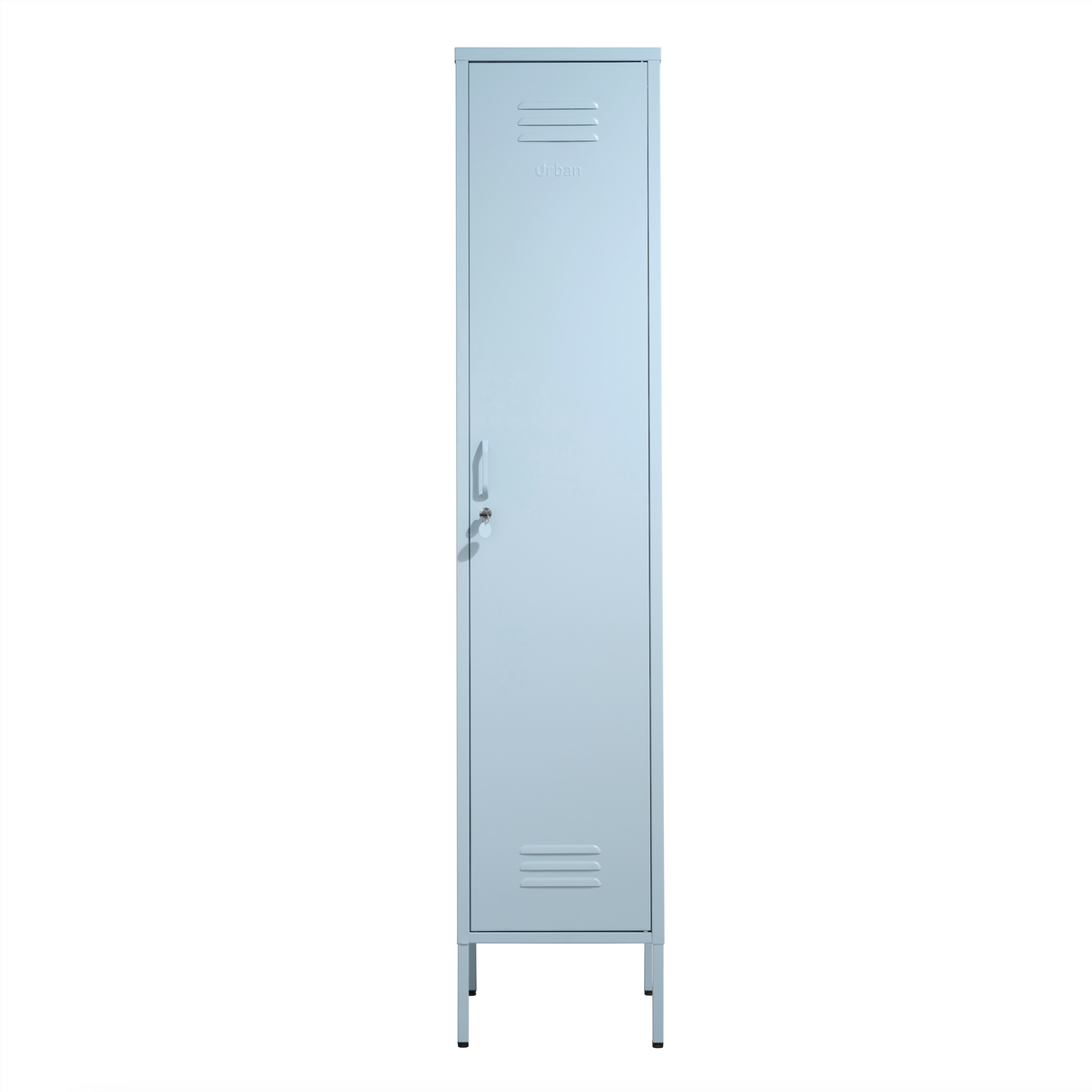 The Bexley - Tall Single Door Storage Locker In Sky Blue