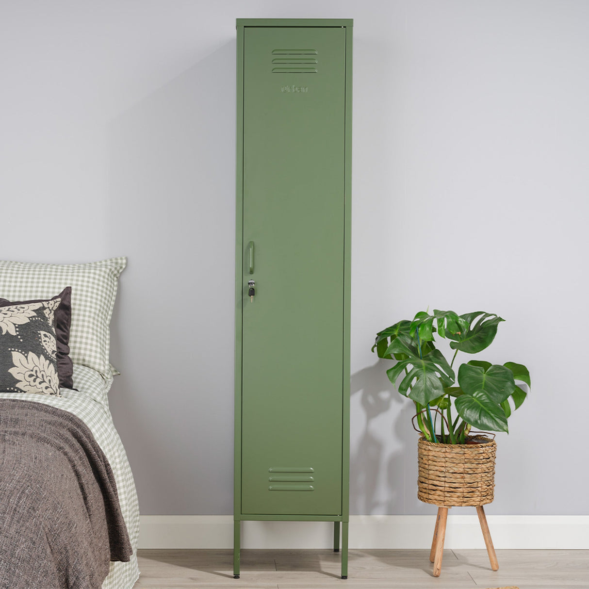 The Bexley - Tall Single Door Storage Locker In Forest