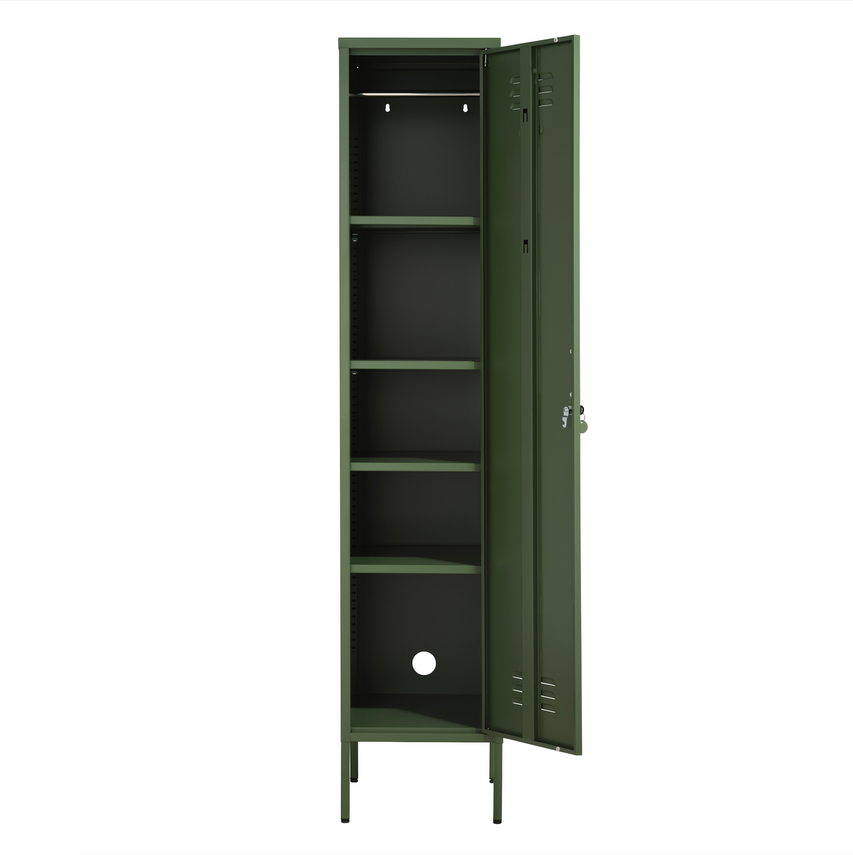 The Bexley - Tall Single Door Storage Locker In Forest