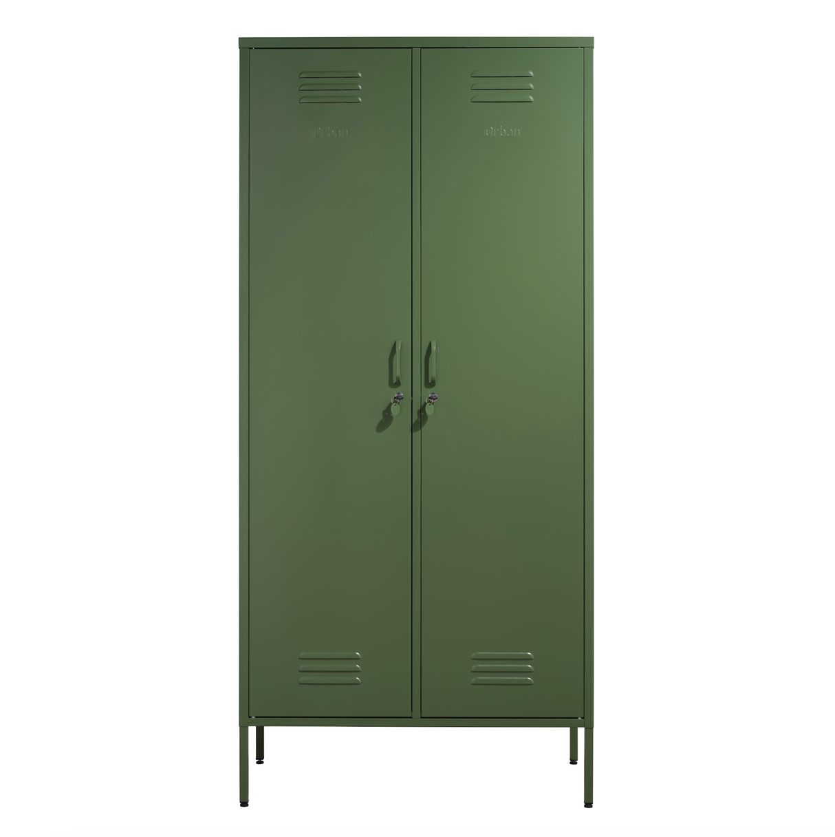 The Chelsea - Tall Double Door Storage Locker In Forest