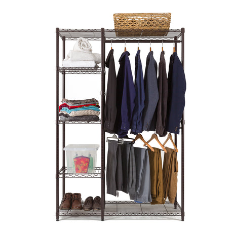 Moritz 5 Tier Clothes & Accessories Rail in Bronze